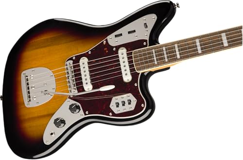 70s Jaguar Electric Guitar, 3-Color Sunburst, Laurel Fingerboard Q95063