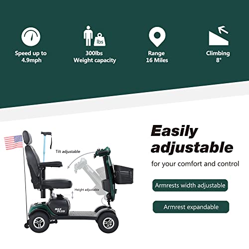 4-Wheel Electric Mobility Scooter for Adults with Swivel Seat Q1211