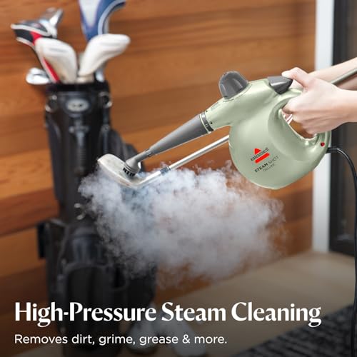 Handheld pressurized steamer with 10 cleaning tools W140