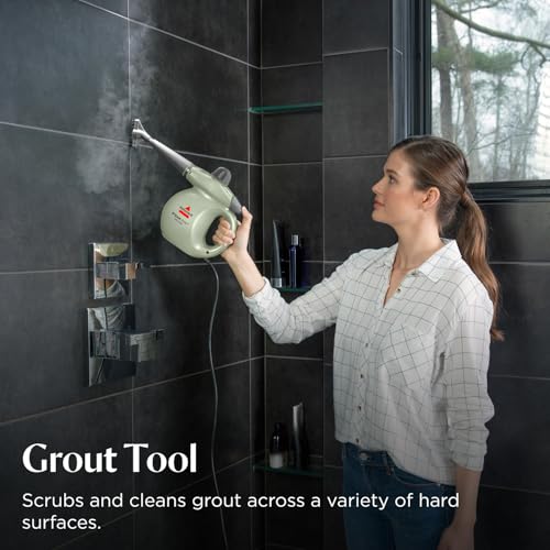 Handheld pressurized steamer with 10 cleaning tools W140