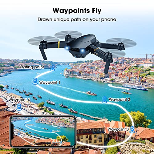 Foldable Camera Drone for Adults Kids, 1080P FPV, 2 Batteries J186818