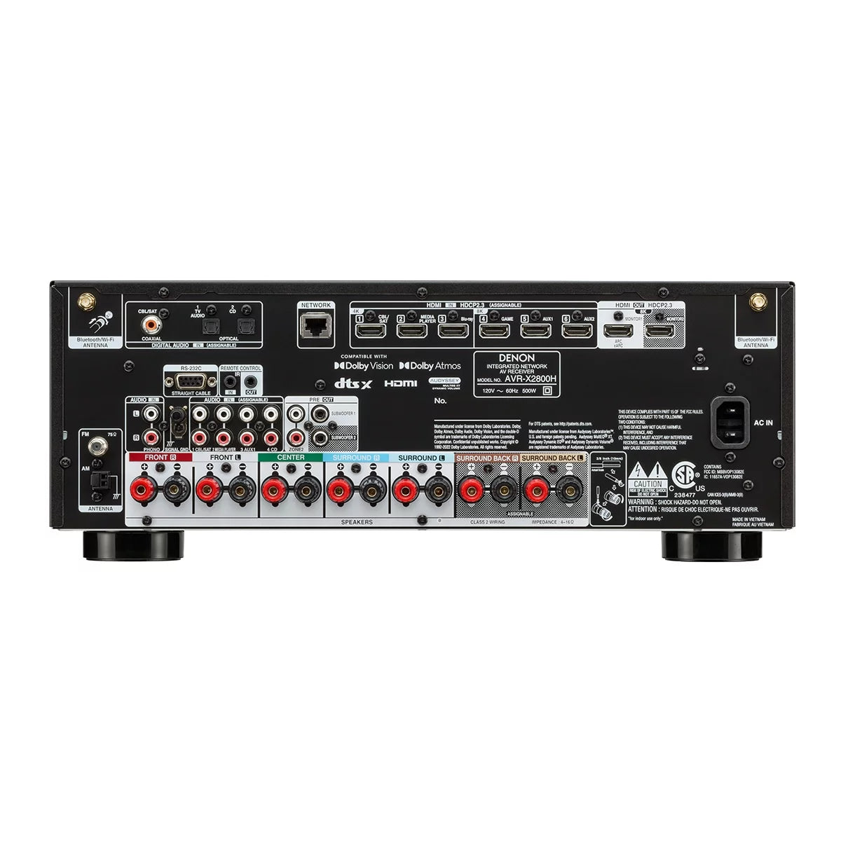 7.2 Channel 8K Home Theater Receiver with Dolby Atmos and DTS:X Q225219