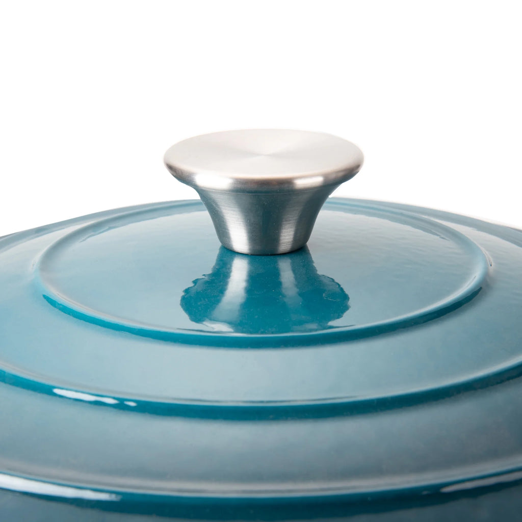 Enameled Cast Iron Covered Dutch Oven Pot, 5.5 Quart J6457