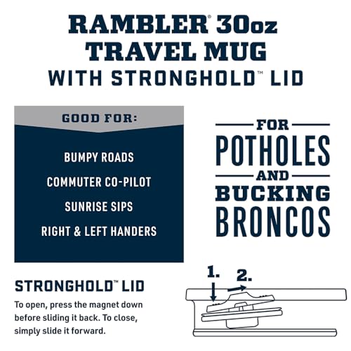 30 oz Stainless Steel Travel Mug with Vacuum Insulation H343965