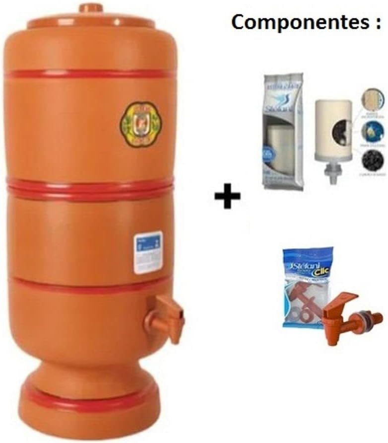 Brazilian Clay Water Filter 8L Brown X338599