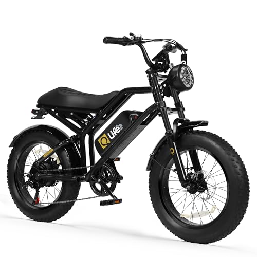Electric Bike for Adults 1500W Peak Motor 20" Fat Tires 28MPH Removable Battery Dual Suspension 7-Speed X2728