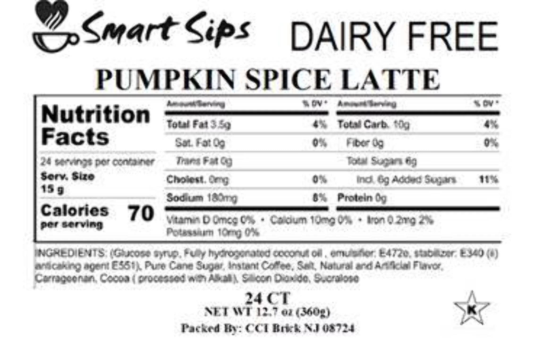 Pumpkin Spice Latte Single-Serve Pods for Keurig Brewers H294254
