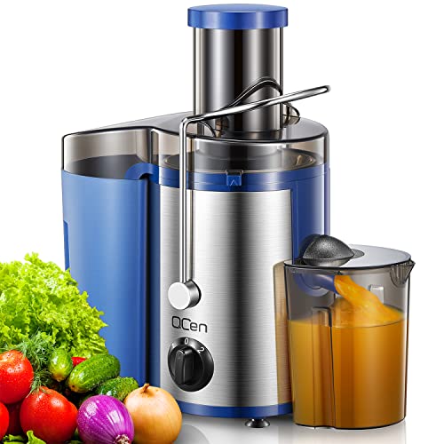Juicer Machine, 800W Centrifugal Extractor with Wide Mouth Feed Chute, Stainless Steel, BPA-free V753