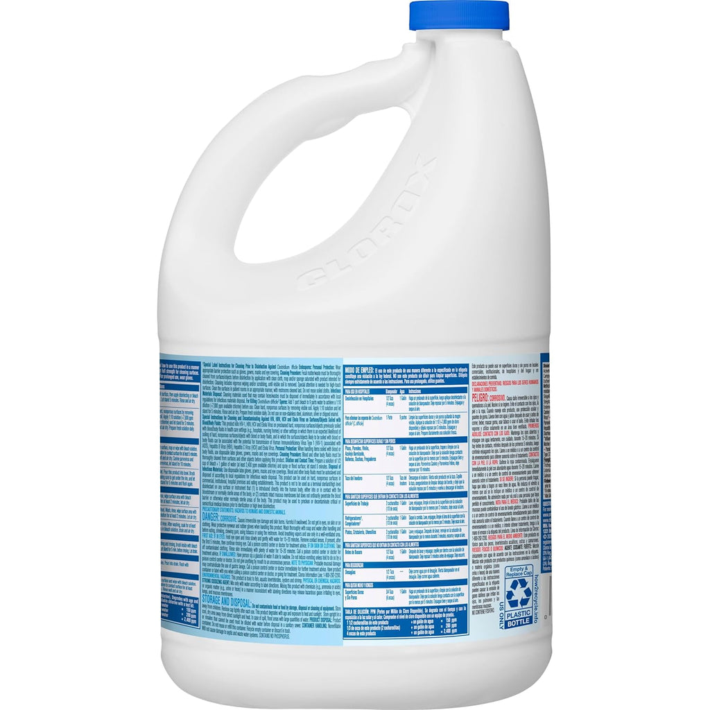 Germicidal Bleach, 121 Ounce Bottle, Pack of 3 T356