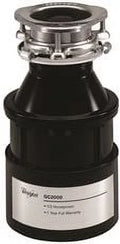 Whirlpool In Sink Garbage Disposal With Power Cord, 1/2 Hp
