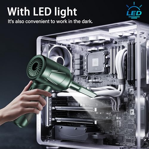 Cordless Air Duster for Cleaning Keyboard PC X6990