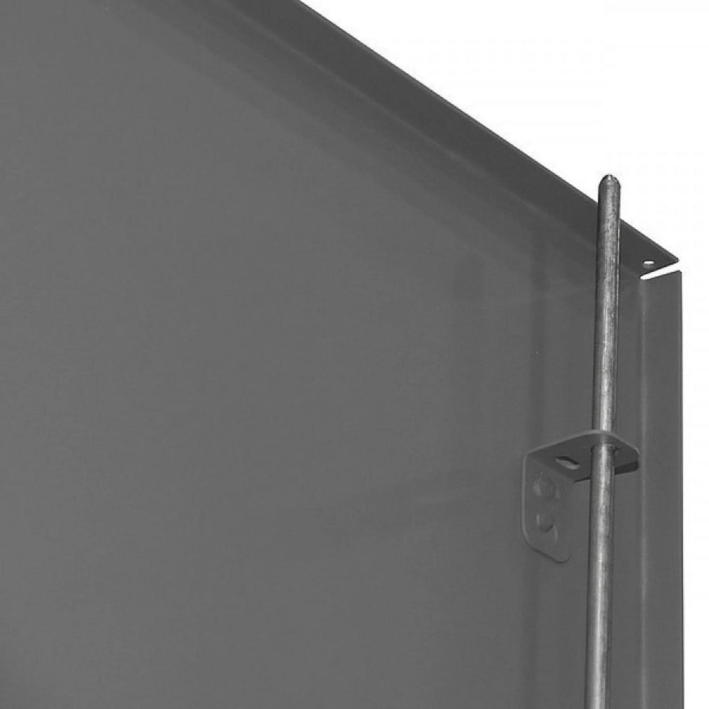 Storage Cabinet 78"x72"x24" Gray 4-Shelf L5546