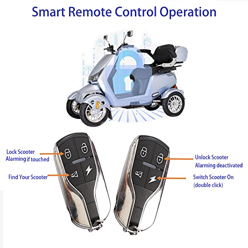 Heavy Duty 4-Wheel Mobility Scooter for Seniors & Adults A243633