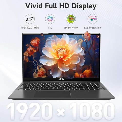 15.6" IPS FHD Laptop, Intel 6 Core i3, 8GB RAM 256GB SSD, Backlit Keyboard, Fingerprint, Win 11 N234426