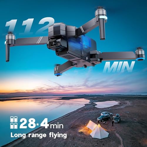 Drone with Camera for Adults, 4K UHD, GPS Auto Return O193