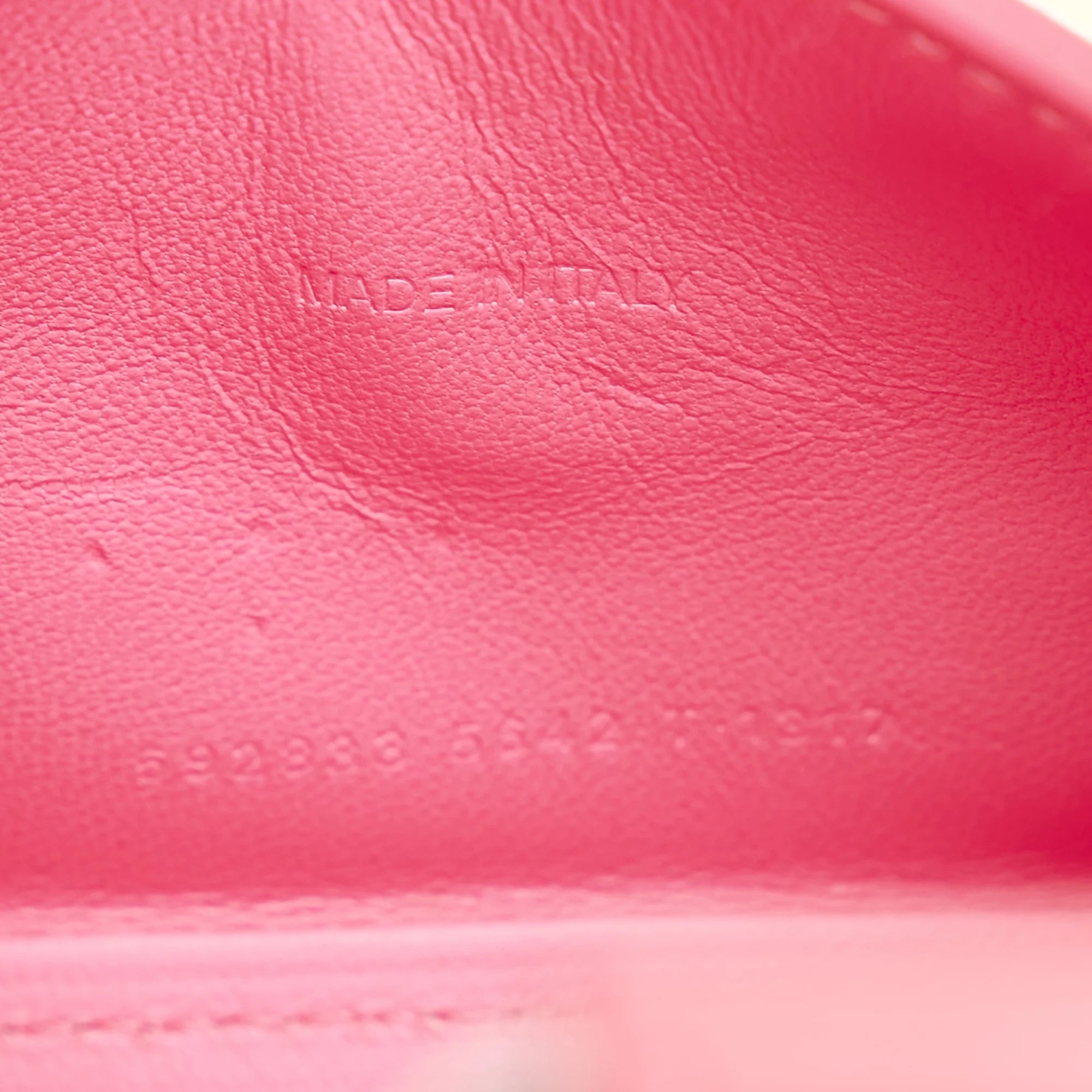 Pink Calf Leather Satchel N8969