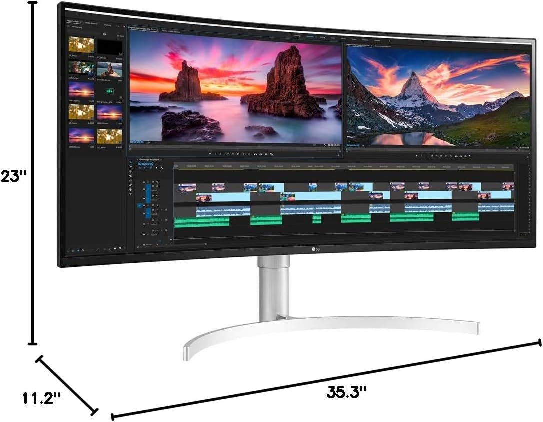 38 inch UltraWide QHD+ IPS Curved Monitor with G-SYNC Compatible N400