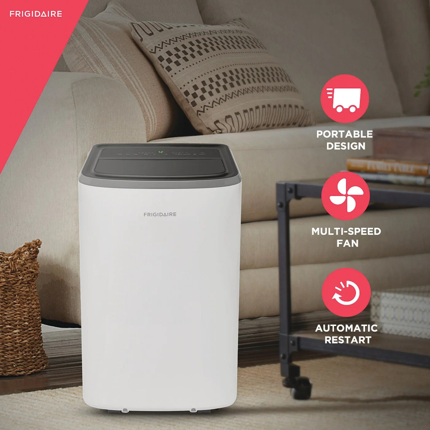 3-in-1 Heat/Cool Portable Room Air Conditioner 14,000 BTU Y7618