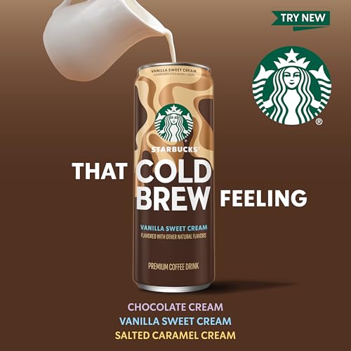Cold Brew Coffee, 3 Flavor Variety Pack, 11 fl oz Cans (12 Pack) D4556