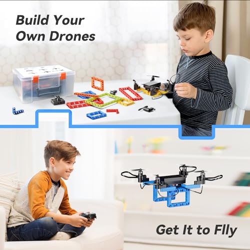 Mini Drone Building Kit for Kids, 5-in-1 DIY, Easy to Build and Fly K26270