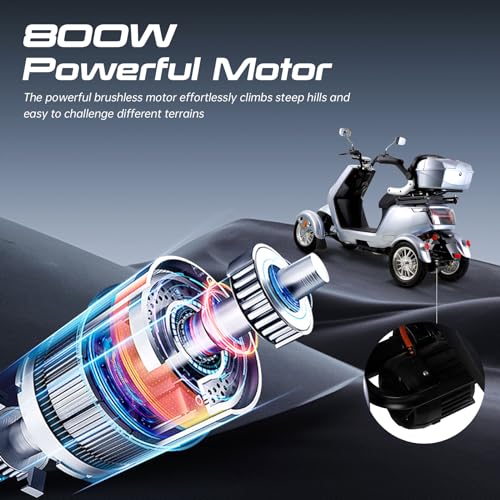 Heavy Duty 4-Wheel Mobility Scooter for Seniors & Adults A243633