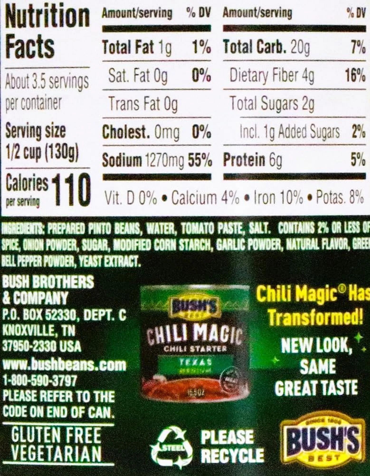 Chili Starter Texas Medium, Pack of 6 M170