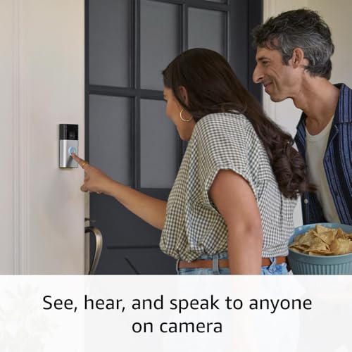 Battery Doorbell with Head-to-Toe Video, Two-Way Talk, Motion Detection F180987