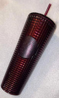 Starbucks Berry Plum Grid Disco Christmas Holiday 2020 Cold Cup Tumbler