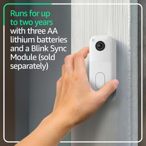 Video Doorbell with HD View, Two-Year Battery, and Sync Module M716