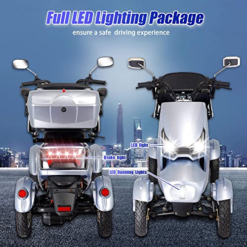 Heavy Duty 4-Wheel Mobility Scooter for Seniors & Adults A243633