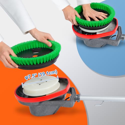 12" Light-Duty Scrub Brush for Orbital Floor Scrubber F86606