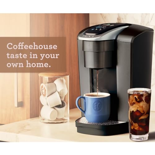Single Serve K-Cup Pod Coffee Maker with Strength and Temperature Control V671355