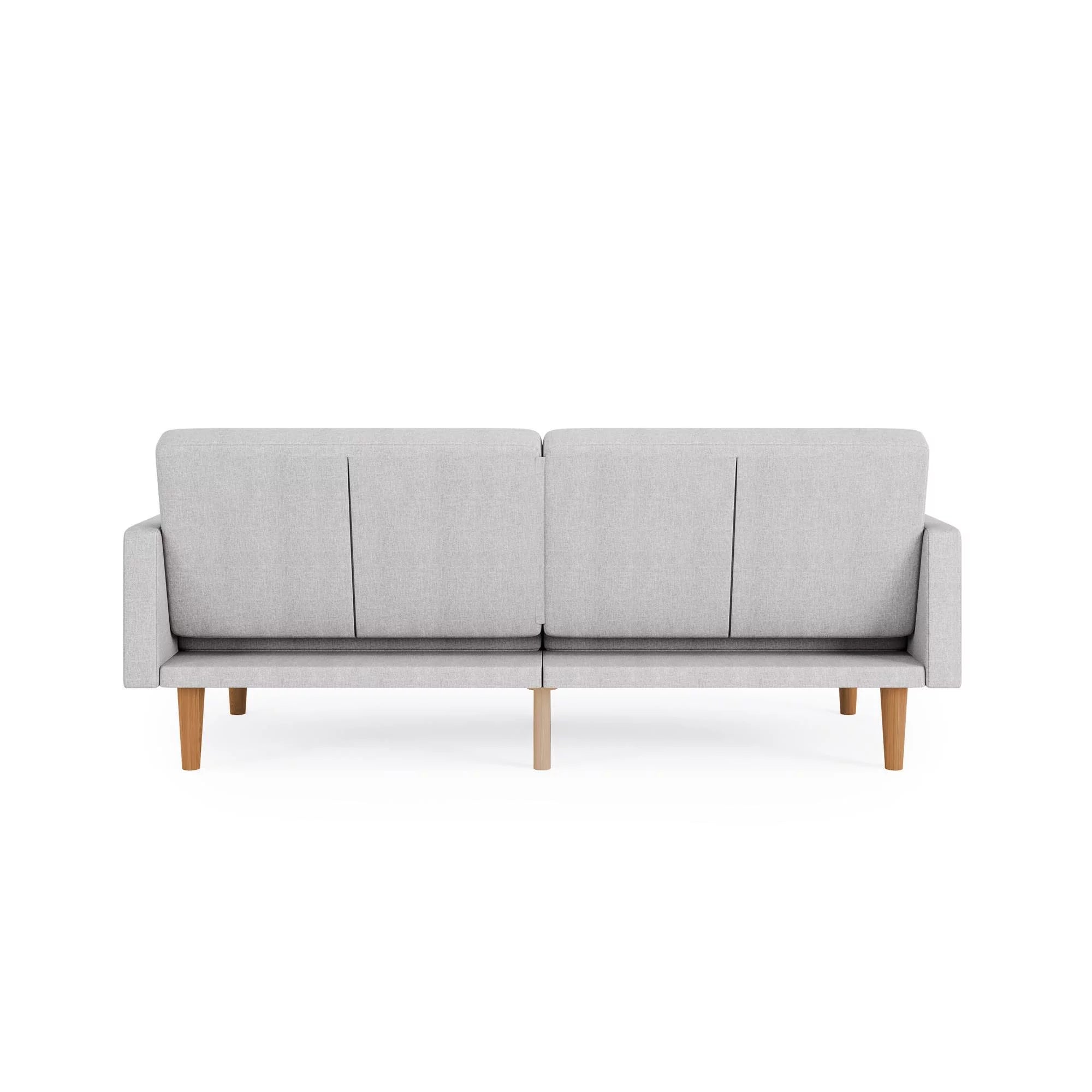 Convertible Sofa Bed with USB Port, Light Gray T950