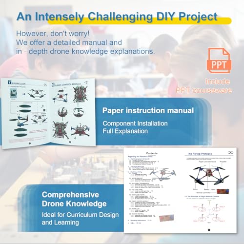 DIY Drone Kit with Brushless Motor and Optical Flow Hovering H635674