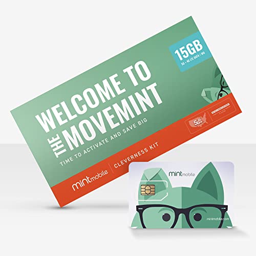 Mint Mobile Phone Plan with 20GB Data, Unlimited Talk & Text for 3 Months P23158