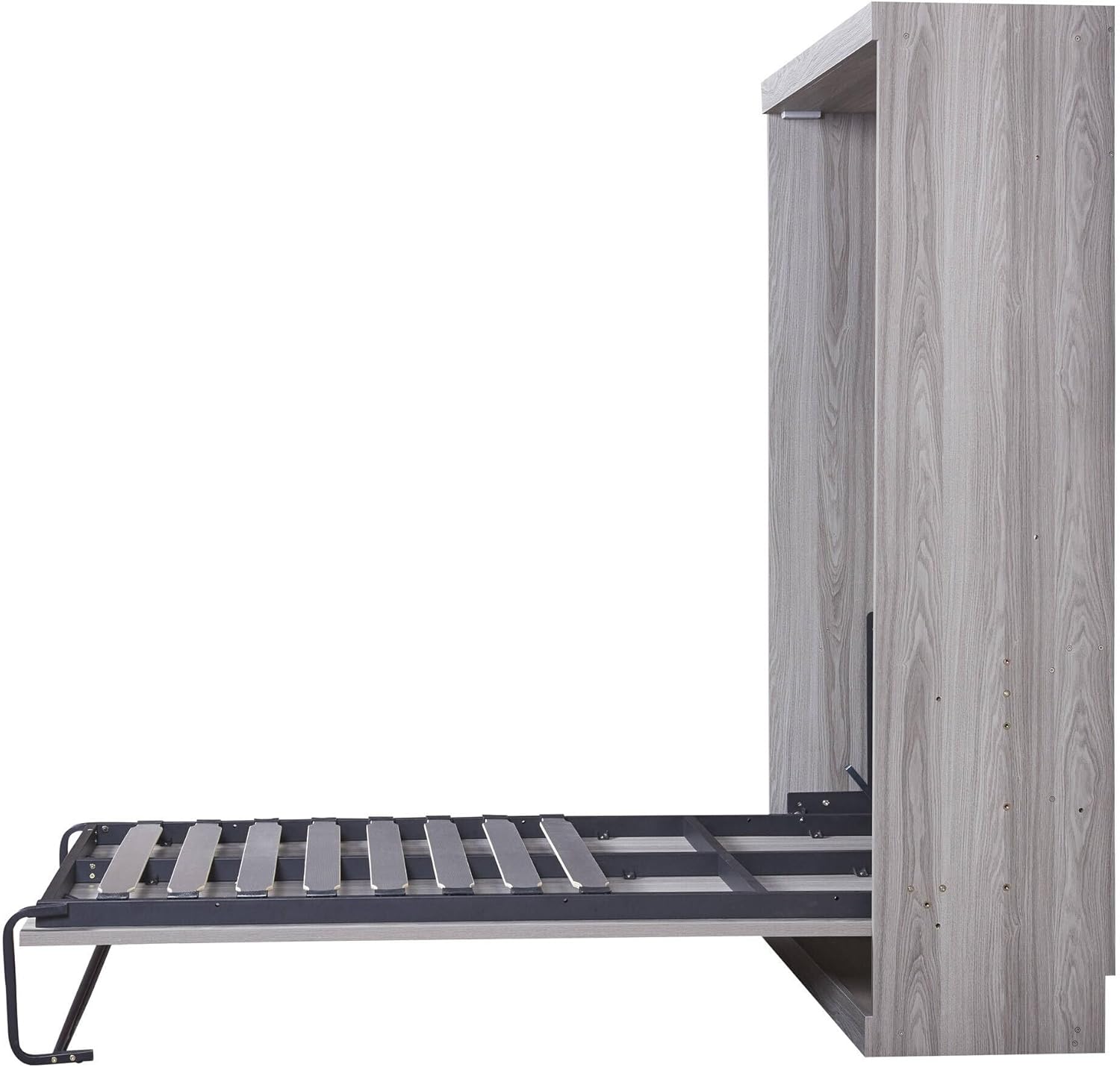 Twin Wooden Murphy Bed Foldable into Cabinet J225851
