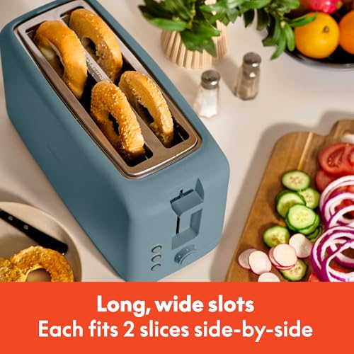 2 Slice Slim Toaster with 6 Shade Control, Reheat & Cancel, Removable Crumb Tray E366018