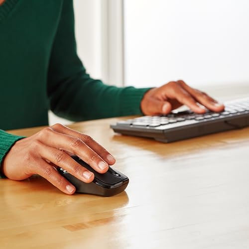 Wireless Optical Mouse with USB Nano Receiver, Black B899
