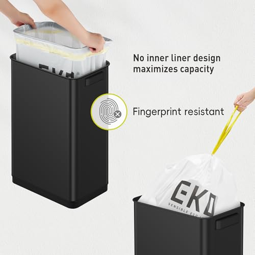 Touchless Motion Sensor Trash Can, 13.2 Gallon, Brushed Stainless Steel K748461