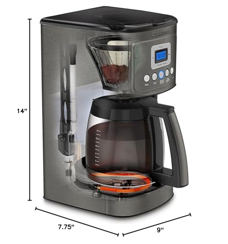 14-Cup Coffee Maker with Glass Carafe, Stainless Steel W5053