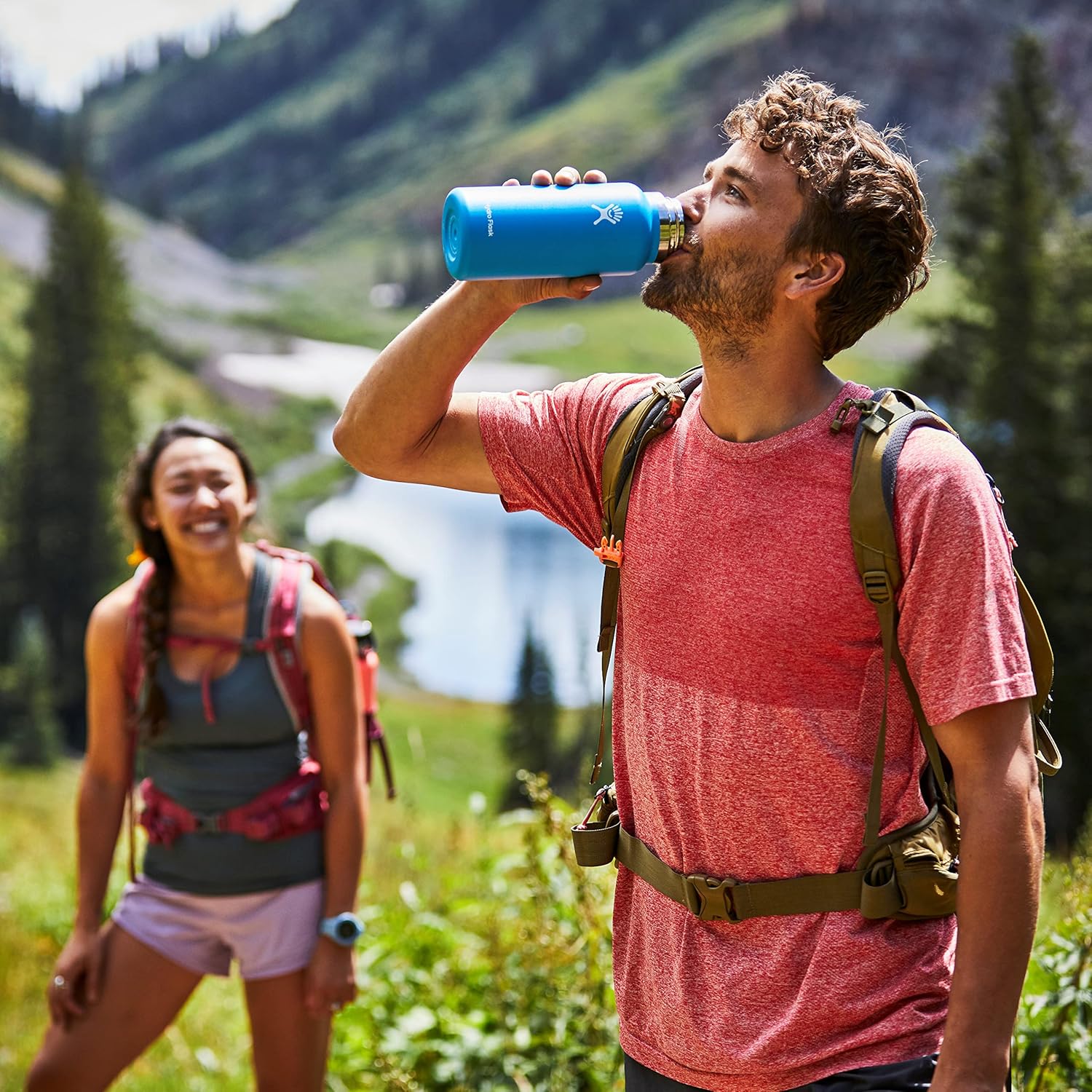 Wide Mouth Water Bottle with Flex Cap C58297