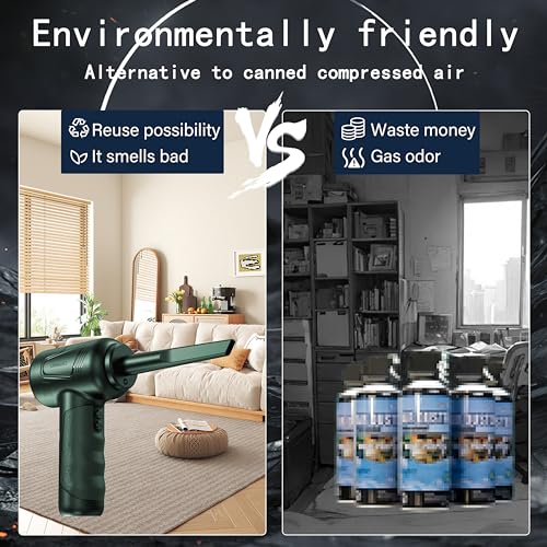 Cordless Air Duster for Cleaning Keyboard PC X6990