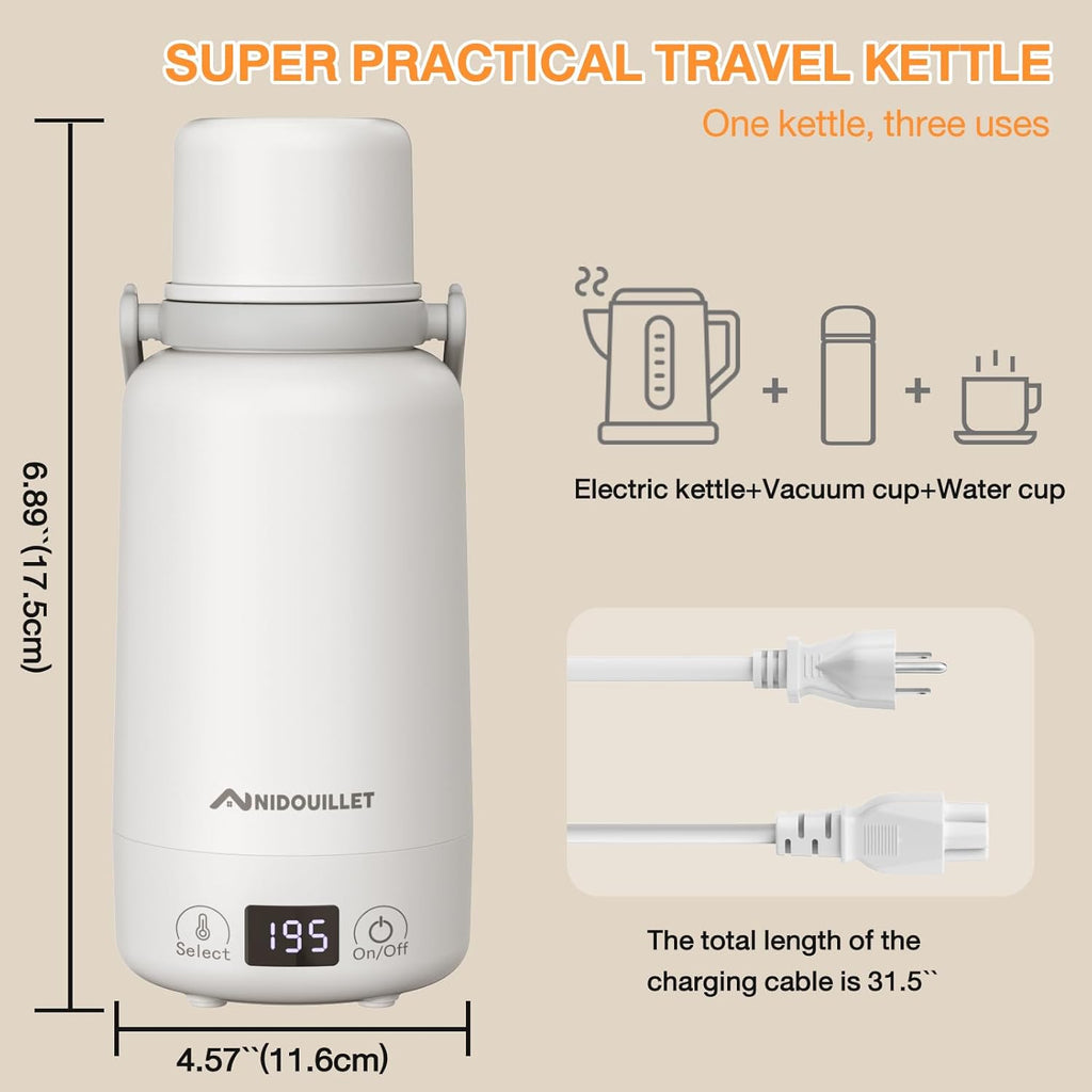 Portable Electric Kettle 1L for Travel I628379
