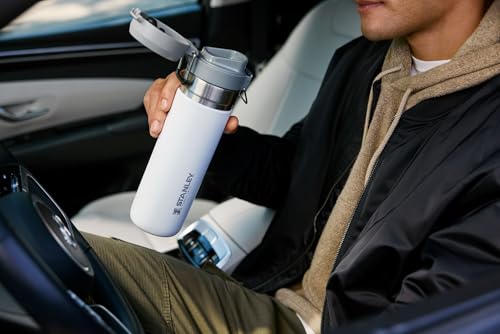 Insulated Stainless Steel Water Bottle 36 oz with Push Button Lid A883