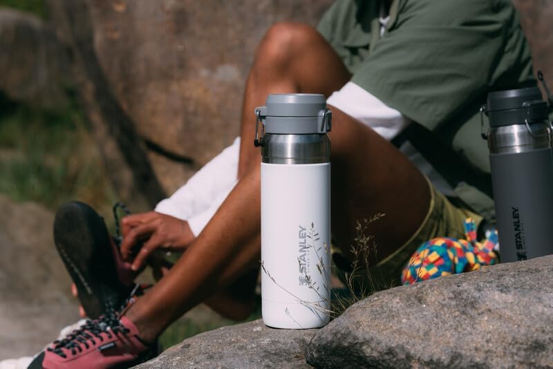 Insulated Stainless Steel Water Bottle 36 oz with Push Button Lid A883