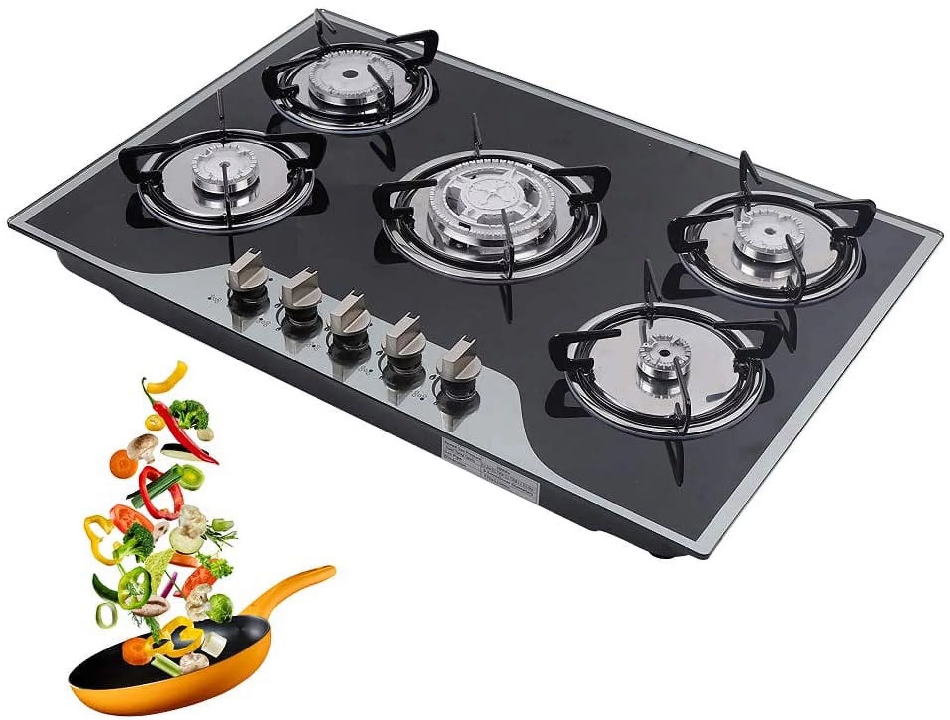5 Gas Hobs Built-in Kitchen Cooker M30294