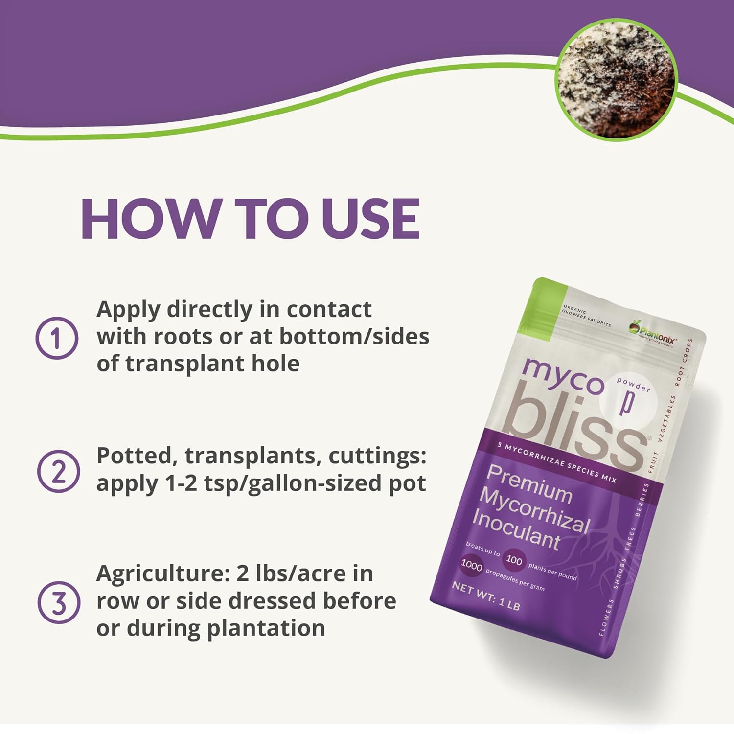 Mycorrhizal Inoculant Powder with Coco Coir Bricks P44237
