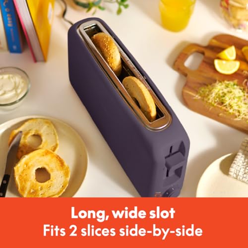 2 Slice Slim Toaster with 6 Shade Control, Reheat & Cancel, Removable Crumb Tray E366018