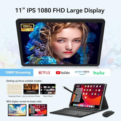 Tablet 11 inch Android 14, 128GB ROM 16GB RAM, 4G LTE, Octa-Core, FHD Screen T89965