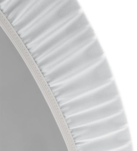 Round Vinyl Fitted Tablecloth with Flannel Backing and Elastic Edge I97146